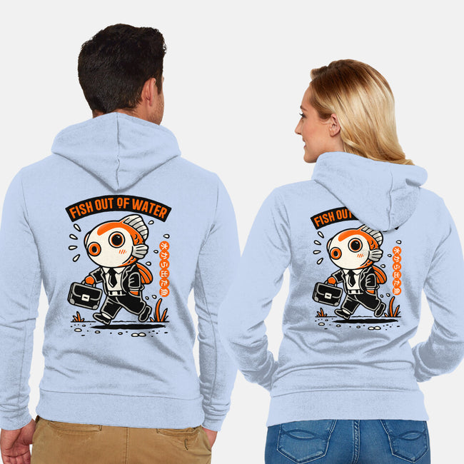 Fish Out Of Water-Unisex-Zip-Up-Sweatshirt-Popnotic