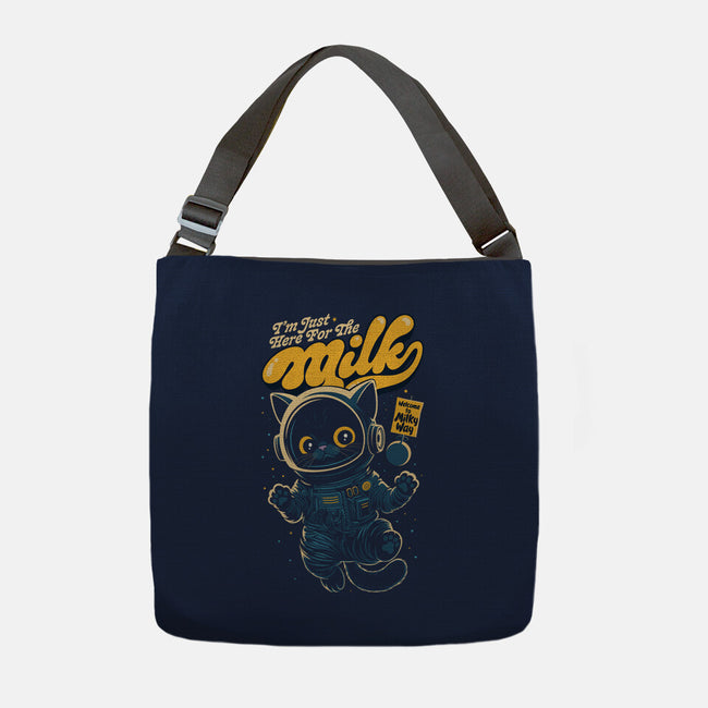 I'm Just Here For The Milk-None-Adjustable Tote-Bag-Popnotic