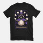 Raccoon RPG Wizard-Womens-Fitted-Tee-Studio Mootant