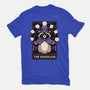 Raccoon RPG Wizard-Womens-Fitted-Tee-Studio Mootant