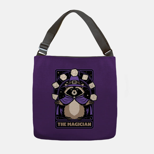 Raccoon RPG Wizard-None-Adjustable Tote-Bag-Studio Mootant