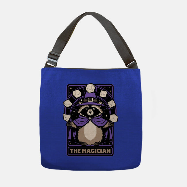 Raccoon RPG Wizard-None-Adjustable Tote-Bag-Studio Mootant