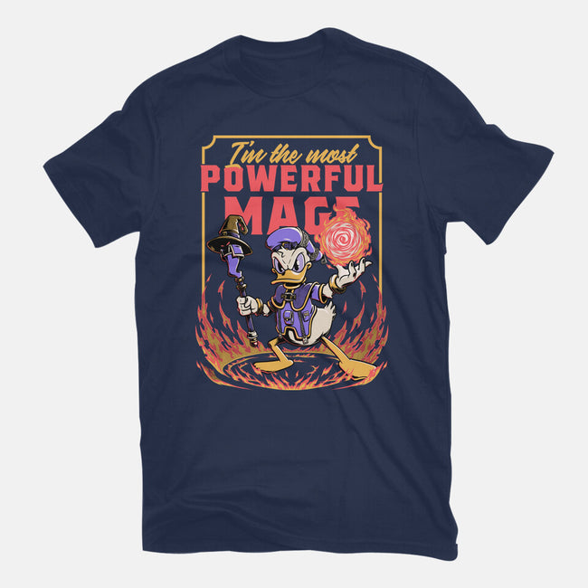 Powerful Duck Mage-Womens-Fitted-Tee-Studio Mootant
