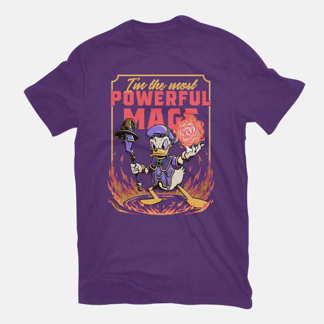 Powerful Duck Mage-Womens-Fitted-Tee-Studio Mootant