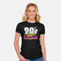 Rock Retro-Womens-Fitted-Tee-Studio Mootant