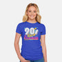 Rock Retro-Womens-Fitted-Tee-Studio Mootant