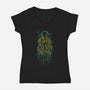 Link Circuitry-Womens-V-Neck-Tee-kharmazero