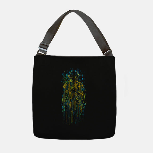 Link Circuitry-None-Adjustable Tote-Bag-kharmazero