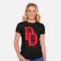 Duality Of Justice-Womens-Fitted-Tee-patrickgp