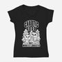 Chaotic Good-Womens-V-Neck-Tee-FunkVampire