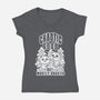 Chaotic Good-Womens-V-Neck-Tee-FunkVampire