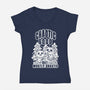 Chaotic Good-Womens-V-Neck-Tee-FunkVampire