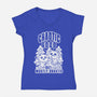 Chaotic Good-Womens-V-Neck-Tee-FunkVampire