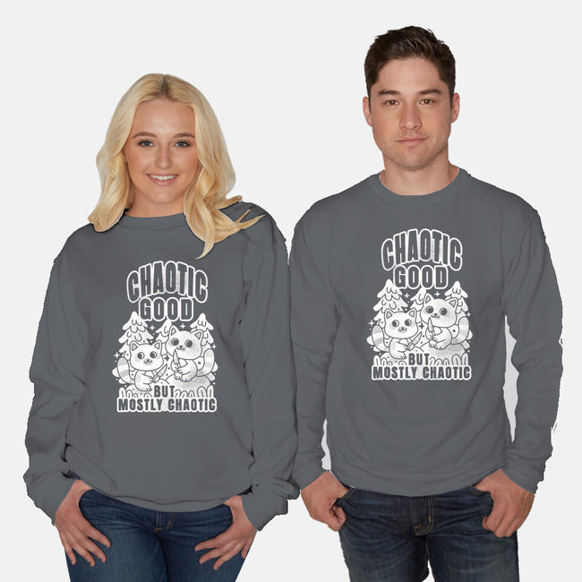 Chaotic Good-Unisex-Crew Neck-Sweatshirt-FunkVampire