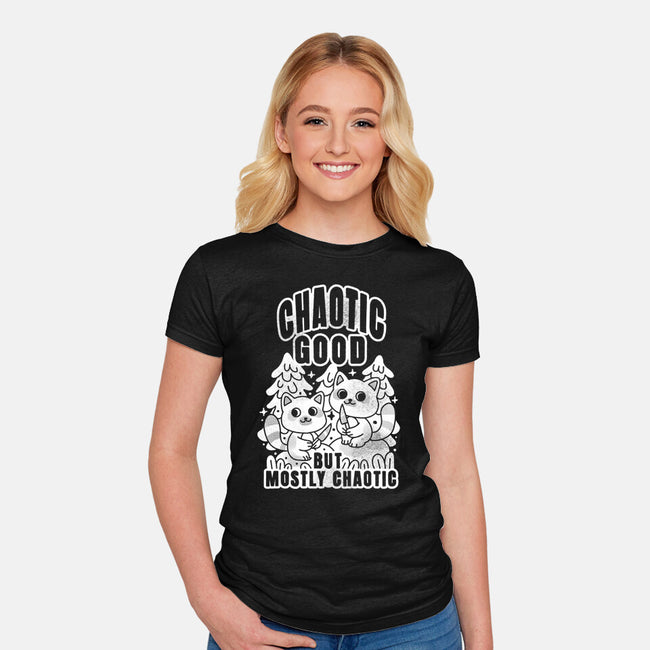 Chaotic Good-Womens-Fitted-Tee-FunkVampire
