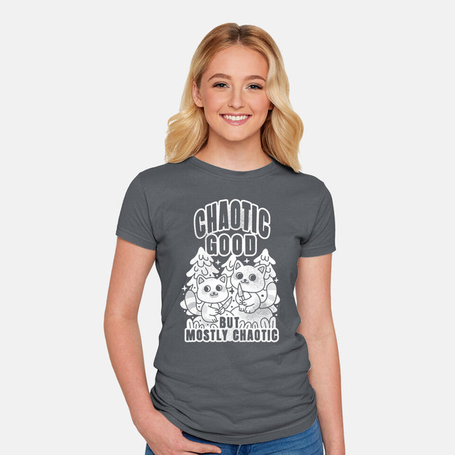Chaotic Good-Womens-Fitted-Tee-FunkVampire