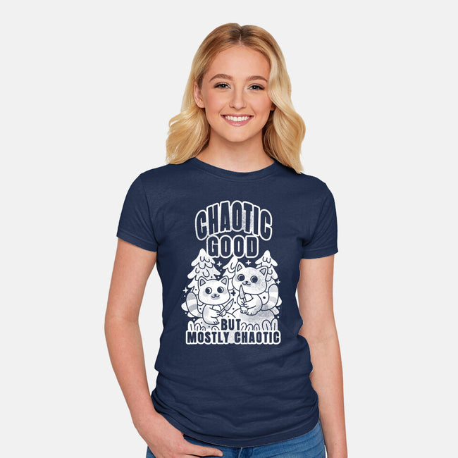 Chaotic Good-Womens-Fitted-Tee-FunkVampire