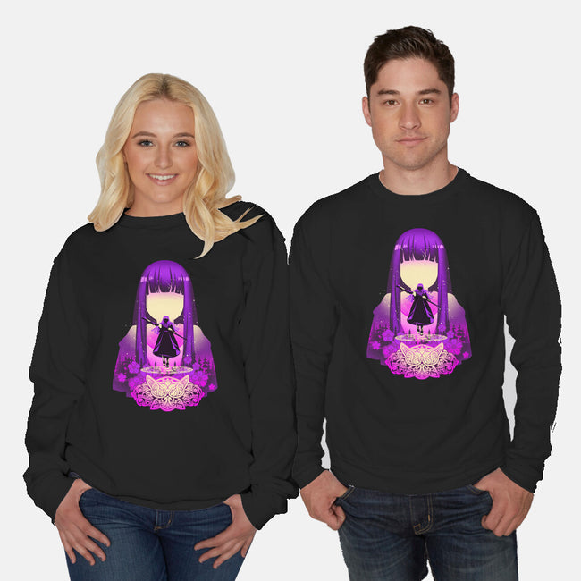 Fern Best Mage Apprentice-Unisex-Crew Neck-Sweatshirt-hypertwenty