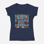 The Capua Bunch-Womens-V-Neck-Tee-AndreusD