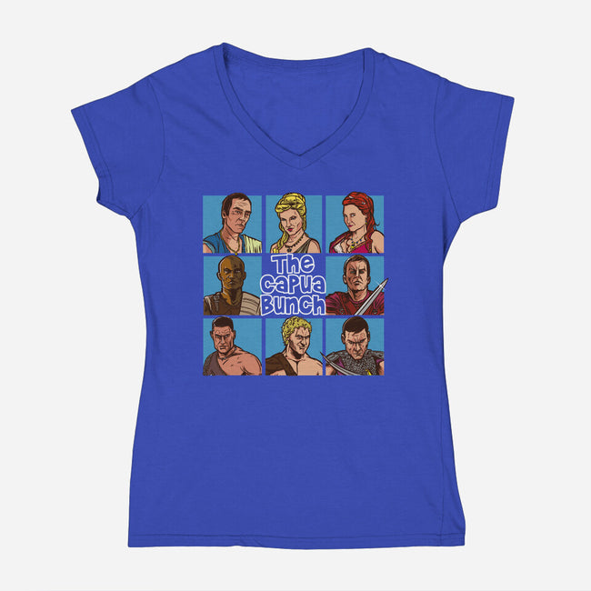 The Capua Bunch-Womens-V-Neck-Tee-AndreusD