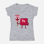 Iron Against Fraud-Womens-V-Neck-Tee-patrickgp