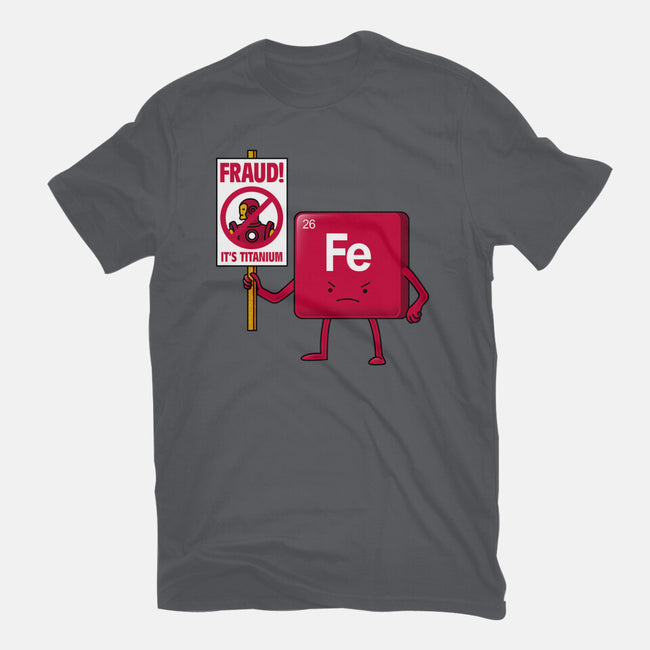 Iron Against Fraud-Womens-Fitted-Tee-patrickgp
