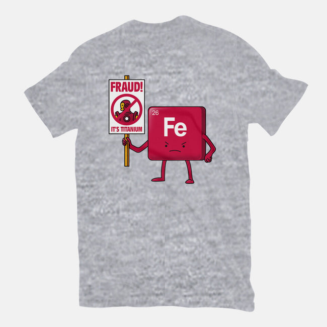 Iron Against Fraud-Womens-Fitted-Tee-patrickgp