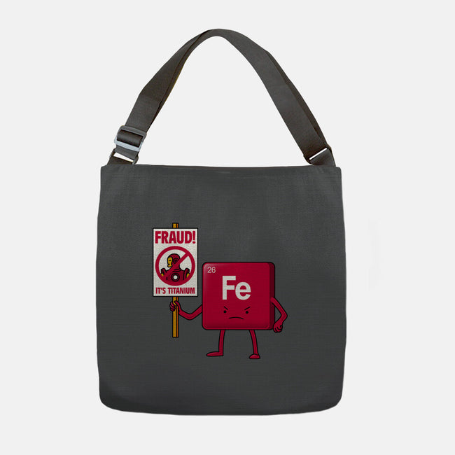 Iron Against Fraud-None-Adjustable Tote-Bag-patrickgp