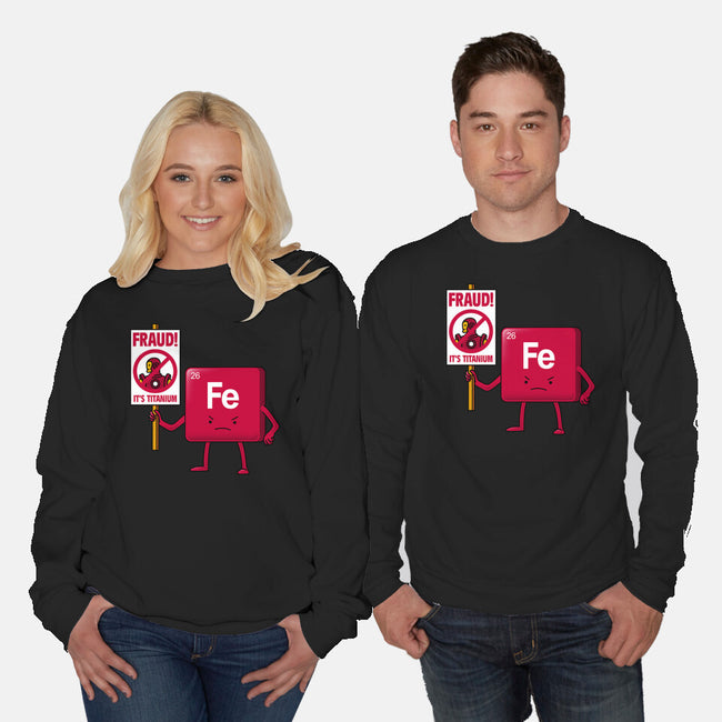 Iron Against Fraud-Unisex-Crew Neck-Sweatshirt-patrickgp