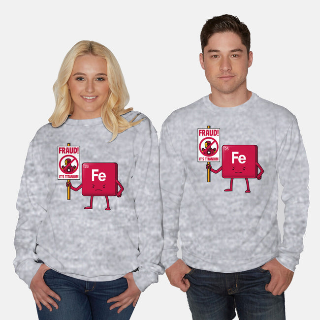 Iron Against Fraud-Unisex-Crew Neck-Sweatshirt-patrickgp