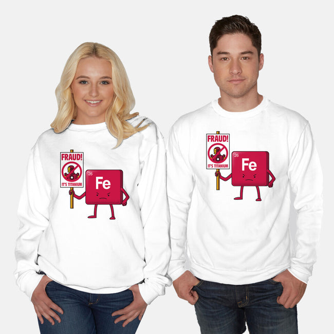 Iron Against Fraud-Unisex-Crew Neck-Sweatshirt-patrickgp
