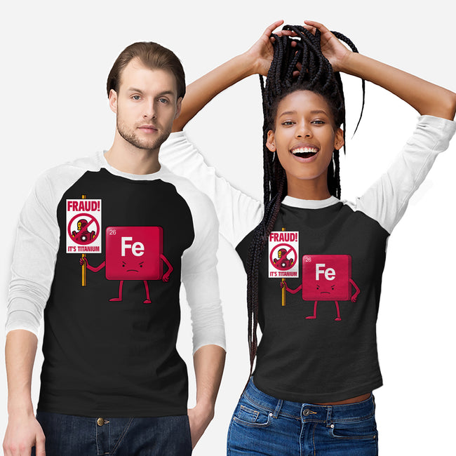 Iron Against Fraud-Unisex-Baseball-Tee-patrickgp