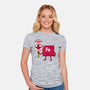 Iron Against Fraud-Womens-Fitted-Tee-patrickgp