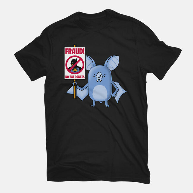 Bats Against Fraud-Womens-Fitted-Tee-patrickgp