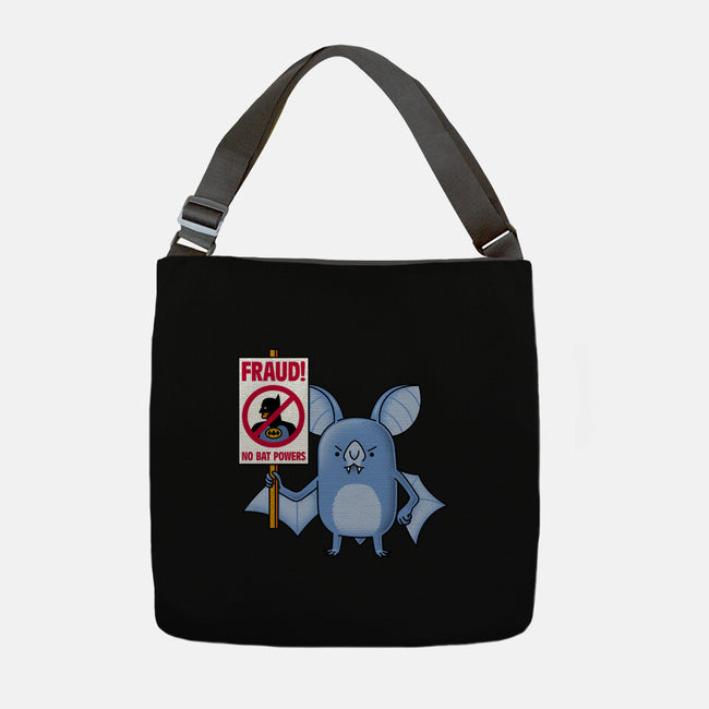 Bats Against Fraud-None-Adjustable Tote-Bag-patrickgp