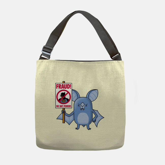 Bats Against Fraud-None-Adjustable Tote-Bag-patrickgp