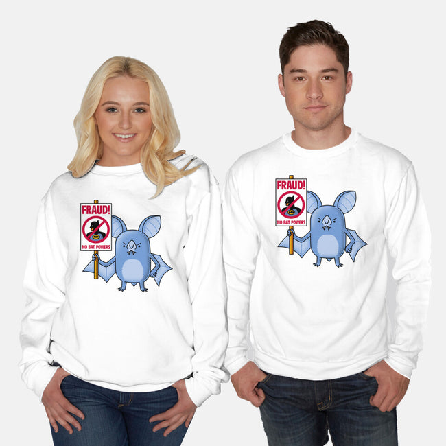 Bats Against Fraud-Unisex-Crew Neck-Sweatshirt-patrickgp