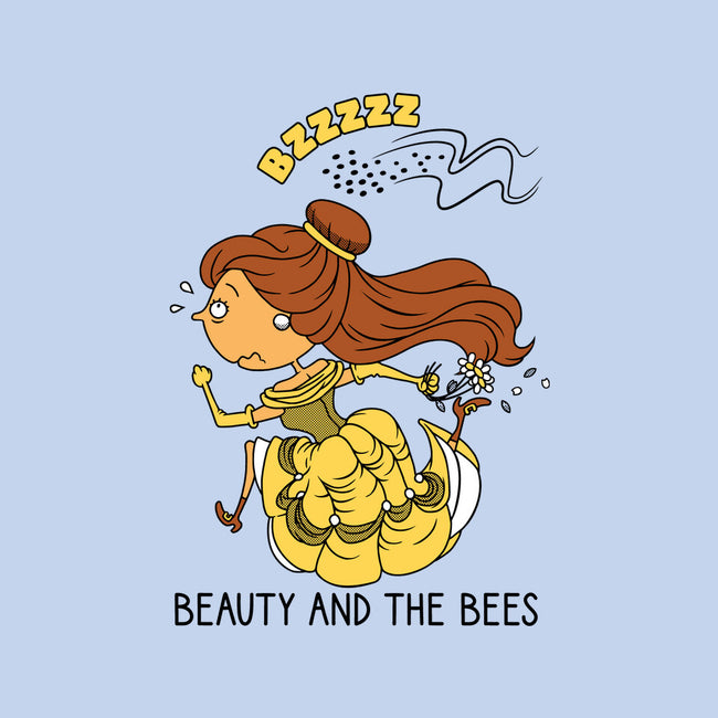 Beauty And The Bees-Womens-Fitted-Tee-imisko