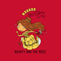 Beauty And The Bees-Womens-Fitted-Tee-imisko