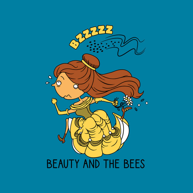 Beauty And The Bees-Womens-Fitted-Tee-imisko