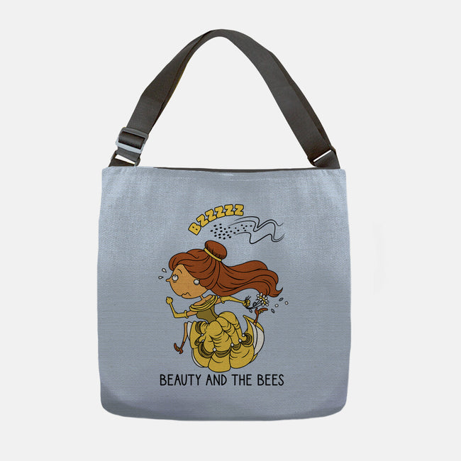 Beauty And The Bees-None-Adjustable Tote-Bag-imisko