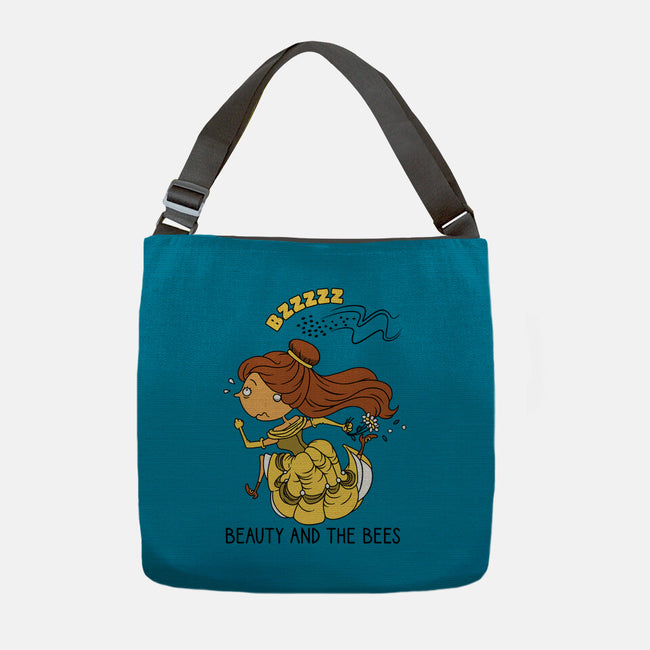 Beauty And The Bees-None-Adjustable Tote-Bag-imisko