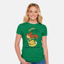 Beauty And The Bees-Womens-Fitted-Tee-imisko