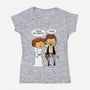 Allergy Wars-Womens-V-Neck-Tee-imisko