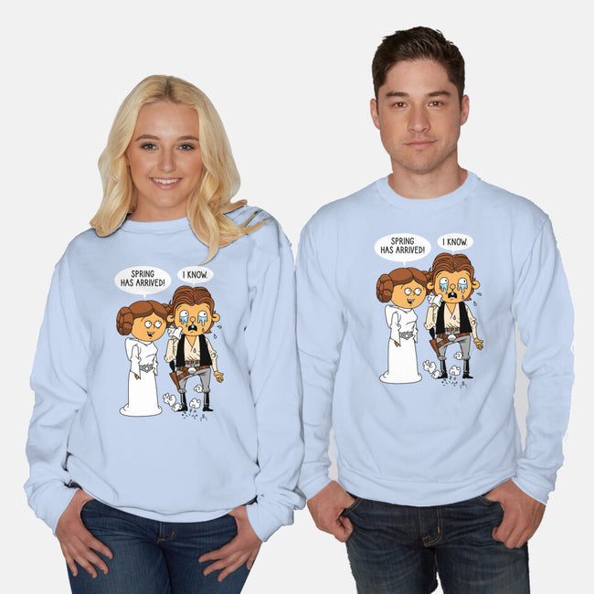 Allergy Wars-Unisex-Crew Neck-Sweatshirt-imisko