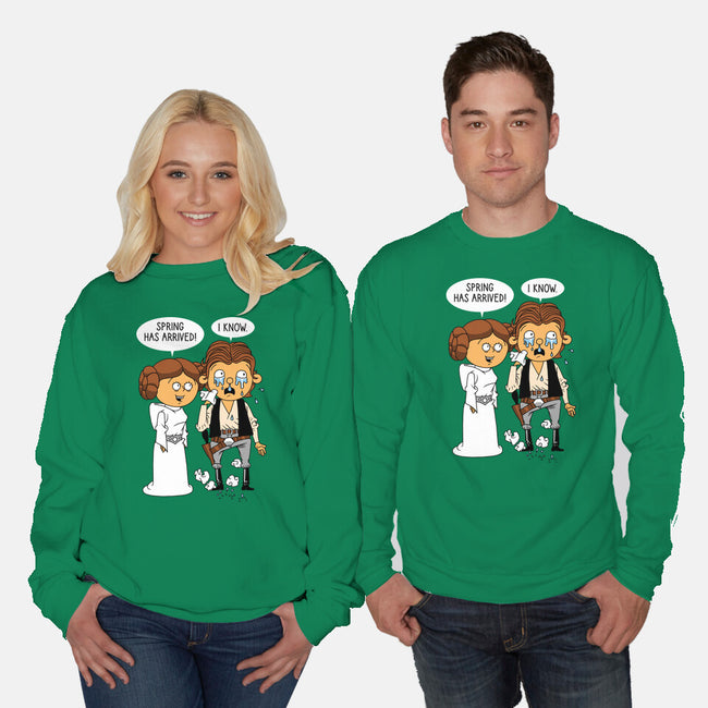 Allergy Wars-Unisex-Crew Neck-Sweatshirt-imisko