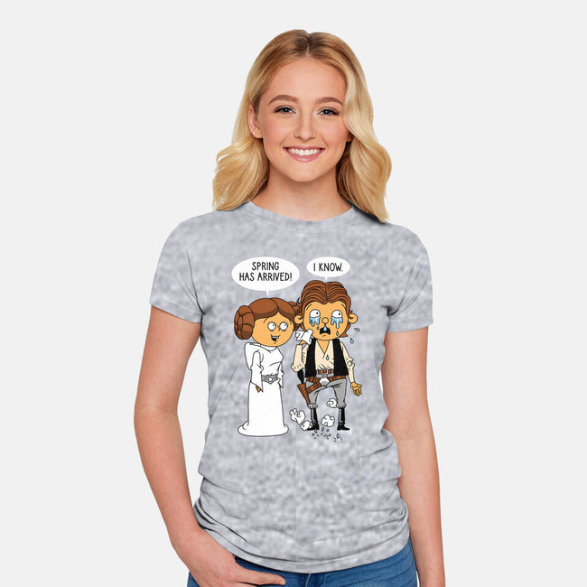 Allergy Wars-Womens-Fitted-Tee-imisko