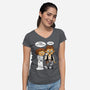 Allergy Wars-Womens-V-Neck-Tee-imisko