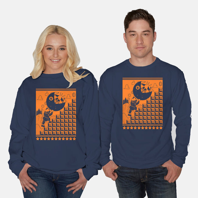 The Plumber’s Punishment-Unisex-Crew Neck-Sweatshirt-Heyra Vieira