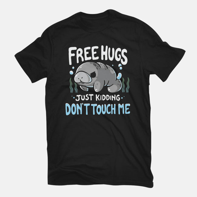 Don't Touch Me-Womens-Fitted-Tee-Vallina84